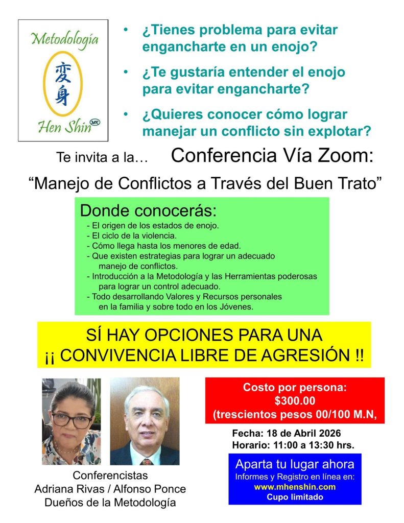 Conferencia Manejo de Conflictos a Través del Buen Trato
